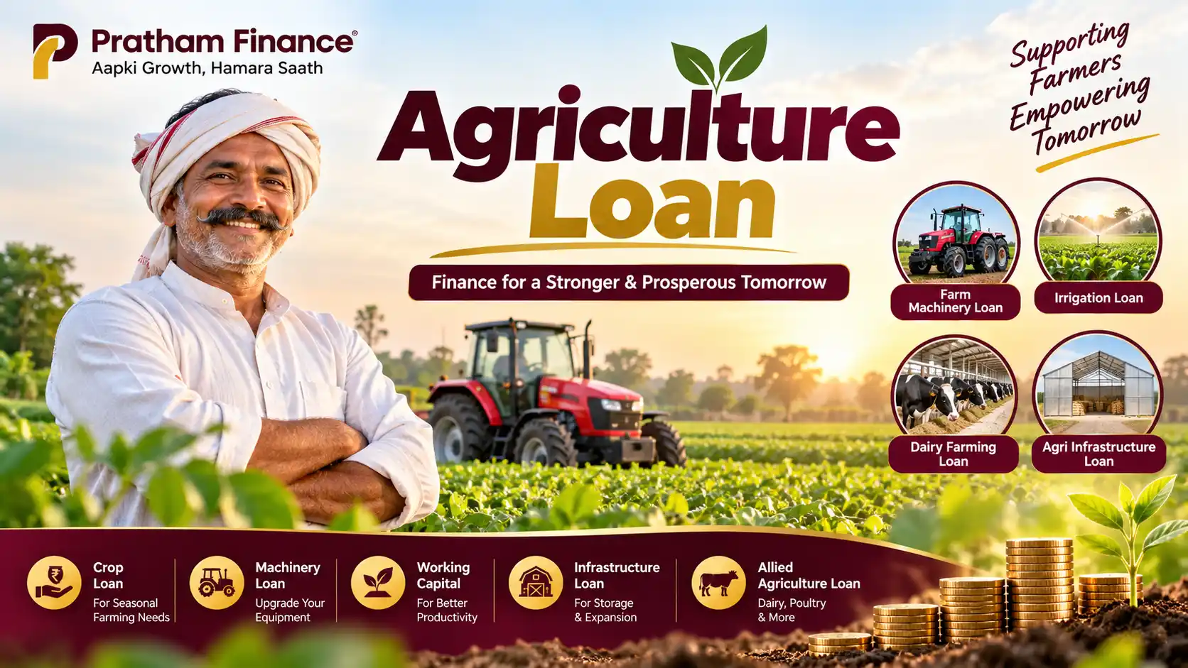 Agriculture Loan in India: Eligibility, Documents, Types & How to Apply | Pratham Finance, Gwalior